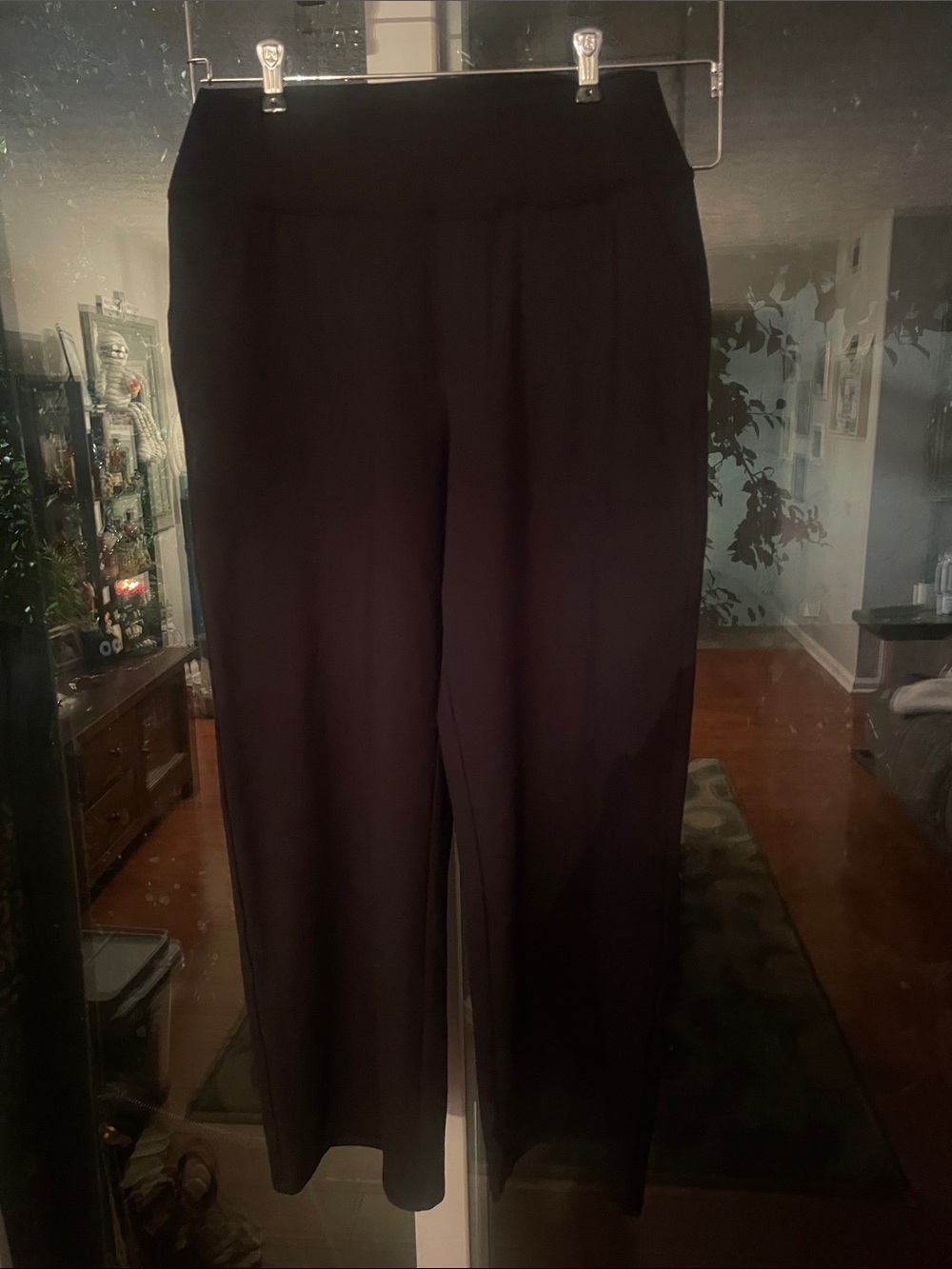 Women's Petite Wide Leg Pull-On Pants (Leggings that look like dress pants)